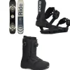 Ride Berzerker Snowboard + A-8 Snowboard Bindings + Tnt Boa Snowboard Boots 2025- Snowboards, Bindings & Boots|Snowboard Packages