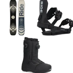 Ride Berzerker Snowboard + A-8 Snowboard Bindings + Tnt Boa Snowboard Boots 2025- Snowboards, Bindings & Boots|Snowboard Packages