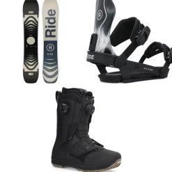 Ride Berzerker Snowboard + A-10 Snowboard Bindings + Insano Snowboard Boots 2025- Snowboards, Bindings & Boots|Snowboard Packages
