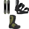 Ride Deep Fake Snowboard + A-8 Snowboard Bindings + Insano Snowboard Boots 2025- Snowboards, Bindings & Boots|Snowboard Packages