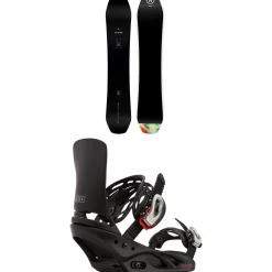 Ride Deep Fake Snowboard + Burton Lexa Snowboard Bindings - Women's 2024- Snowboards With Bindings|Snowboard Packages