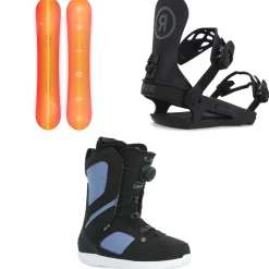 Ride Heartbreaker Snowboard + CL-4 Snowboard Bindings + Sage Snowboard Boots - Women's 2025- Snowboards, Bindings & Boots|Snowboard Packages