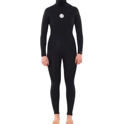 Rip Curl 5/4 Dawn Patrol Chest Zip Hooded Wetsuit - Women's- Full|Wetsuits