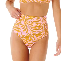 Rip Curl Afterglow High Waist Cheeky Bikini Bottoms - Women's-Women Swimsuits|Casual Clothing