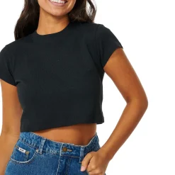Rip Curl Classic Ribbed Tee - Women's-Women Casual Clothing|T-Shirts & Tank Tops