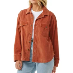 Rip Curl Stevie Corduroy Shirt - Women's-Women Casual Clothing|Tops & Shirts