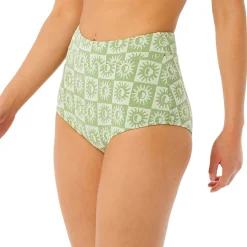Rip Curl Summer Check Jacquard Boyleg Bikini Bottom - Women's-Women Swimsuits|Casual Clothing