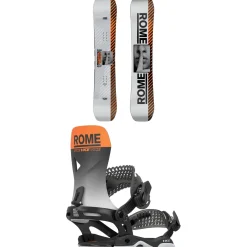 Rome Agent Snowboard + Vice Snowboard Bindings 2025- Snowboards With Bindings|Snowboard Packages