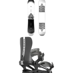 Rome Artifact Pro Snowboard + 390 Boss Snowboard Bindings 2025- Snowboards With Bindings|Snowboard Packages