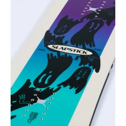 Rome Slapstick Snowboard + Minishred Snowboard Bindings - Kids 2025-Kids Kids Snowboard Packages|Snowboard Packages