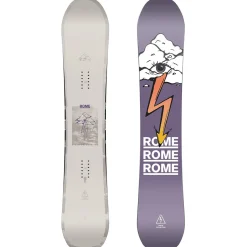 Rome Stale Crewzer Snowboard + D.O.D. Snowboard Bindings 2025- Snowboards With Bindings|Snowboard Packages