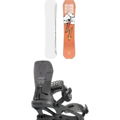 Rome Stale Fish Snowboard + D.O.D. Snowboard Bindings 2025- Snowboards With Bindings|Snowboard Packages