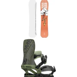 Rome Stale Fish Snowboard + Katana Snowboard Bindings 2025- Snowboard Packages|Snowboards With Bindings