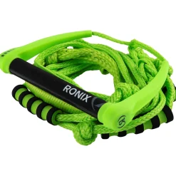 Ronix 11" Handle + 25ft 5-Section Silicone Bungee Surf Rope 2024- Ropes & Handles