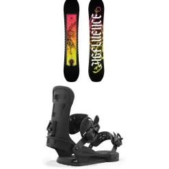 Rossignol Jibfluence Snowboard + Union Cadet Pro Snowboard Bindings - Kids' 2025-Kids Kids Snowboard Packages|Snowboard Packages