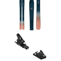 Rossignol Rallybird 92 Skis - Women's + Salomon Strive 12 GW Ski Bindings- Skis With Bindings|Skis With Bindings