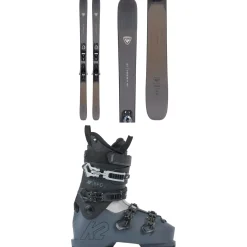 Rossignol Sender 90 Pro Skis + Xpress 10 Bindings 2024 + K2 BFC 80 Ski Boots 2024- Skis, Boots & Bindings|Skis With Bindings