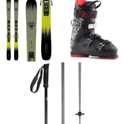 Rossignol Sender Soul Pro Skis + Xpress 10 Bindings + Evo 70 Ski Boots + evo Merge Ski Poles 2025- Skis, Boots, Bindings & Poles|Skis With Bindings