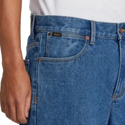 RVCA Americana Dayshift Denim Pants - Men's- Casual Clothing|Jeans & Pants