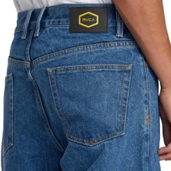 RVCA Americana Dayshift Denim Pants - Men's- Casual Clothing|Jeans & Pants