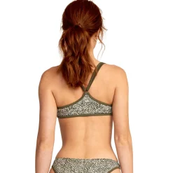 RVCA Blocked Bralette Bikini Top - Women's-Women Swimsuits|Casual Clothing