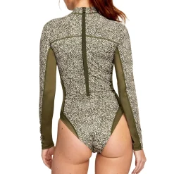 RVCA Blocked One Piece Rashguard - Women's-Women Casual Clothing|Rashguards