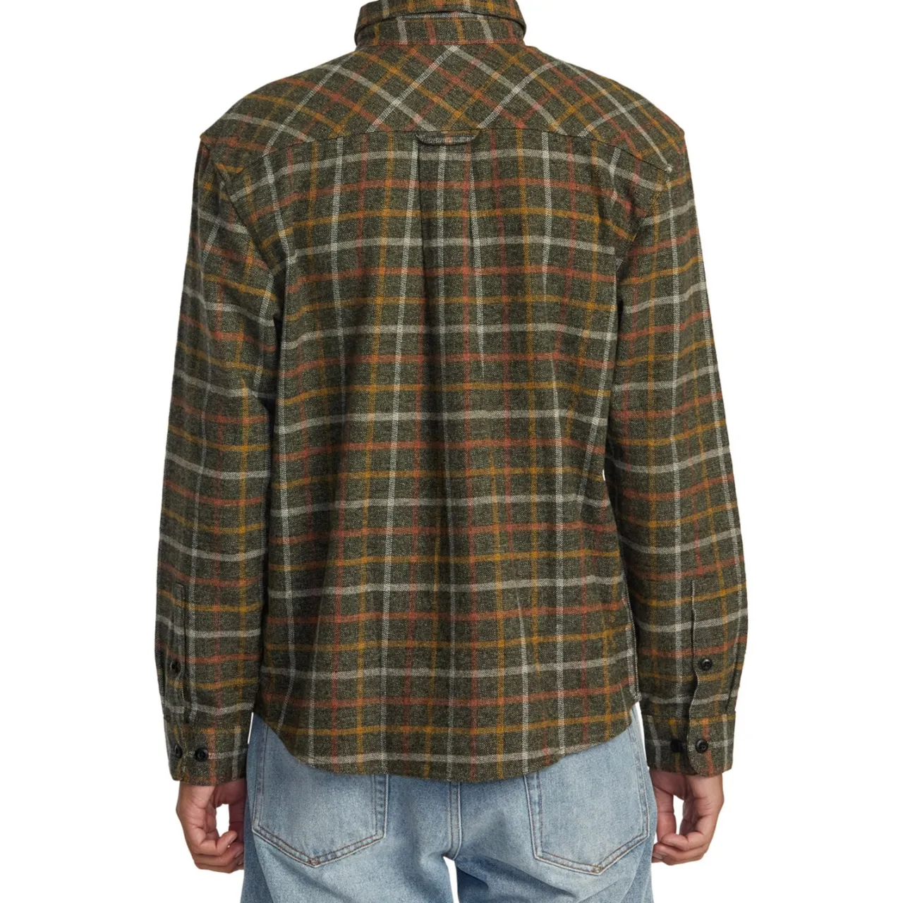 RVCA Hughes Long-Sleeve Flannel - Men's- Casual Clothing|Shirts