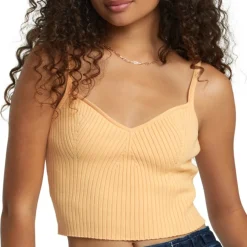 RVCA Silhouette Sweater Tank - Women's-Women Casual Clothing|T-Shirts & Tank Tops