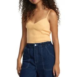 RVCA Silhouette Sweater Tank - Women's-Women Casual Clothing|T-Shirts & Tank Tops