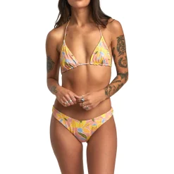 RVCA Sunkissed Skimpy French Bikini Bottom - Women's-Women Swimsuits|Casual Clothing
