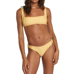 RVCA Sunkissed Square Neckline Bralette Swim Top - Women's-Women Swimsuits|Casual Clothing