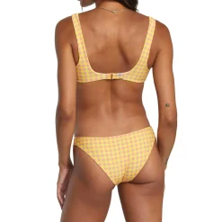 RVCA Sunkissed Square Neckline Bralette Swim Top - Women's-Women Swimsuits|Casual Clothing