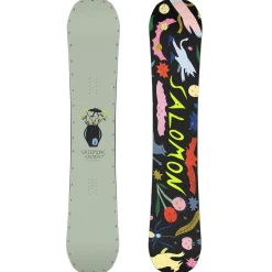 Salomon Abstract Snowboard + District Snowboard Bindings + X Approach Lace SJ Boa Snowboard Boots 2025- Snowboards, Bindings & Boots|Snowboard Packages