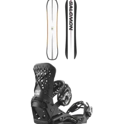 Salomon Assassin Snowboard + Highlander Snowboard Bindings 2025- Snowboards With Bindings|Snowboard Packages