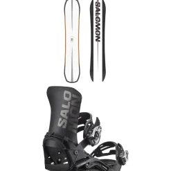 Salomon Assassin Snowboard + District Snowboard Bindings 2025- Snowboards With Bindings|Snowboard Packages