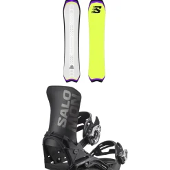 Salomon Dancehaul Snowboard + District Snowboard Bindings 2025- Snowboards With Bindings|Snowboard Packages