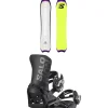Salomon Dancehaul Snowboard + District Snowboard Bindings 2025- Snowboards With Bindings|Snowboard Packages