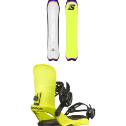 Salomon Dancehaul Snowboard + EDB Snowboard Bindings 2025- Snowboards With Bindings|Snowboard Packages