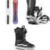 Salomon Huck Knife Grom Snowboard + Rhythm Jr Snowboard Bindings + Vans Juvie OG Snowboard Boots - Kids' 2025-Kids Kids Snowboard Packages|Snowboard Packages