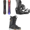 Salomon Huck Knife Pro Snowboard + Hologram Snowboard Bindings  + Dialogue Lace SJ Boa Snowboard Boots 2025- Snowboards, Bindings & Boots|Snowboard Packages