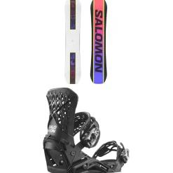 Salomon Huck Knife Snowboard + Highlander Snowboard Bindings 2025- Snowboards With Bindings|Snowboard Packages