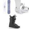 Salomon Lotus Snowboard + Vendetta X Snowboard Bindings + Pearl Boa Snowboard Boots - Women's 2025- Snowboards, Bindings & Boots|Snowboard Packages