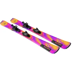 Salomon Lux Jr M Skis + L6 GW Bindings - Kids' 2025-Kids Skis|Kids Ski Packages