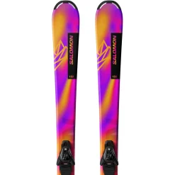 Salomon Lux Jr M Skis + L6 GW Bindings - Kids' 2025-Kids Skis|Kids Ski Packages