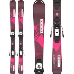 Salomon Lux Jr M Skis + L6 GW Bindings - Kids' 2024-Kids Skis|Kids Ski Packages