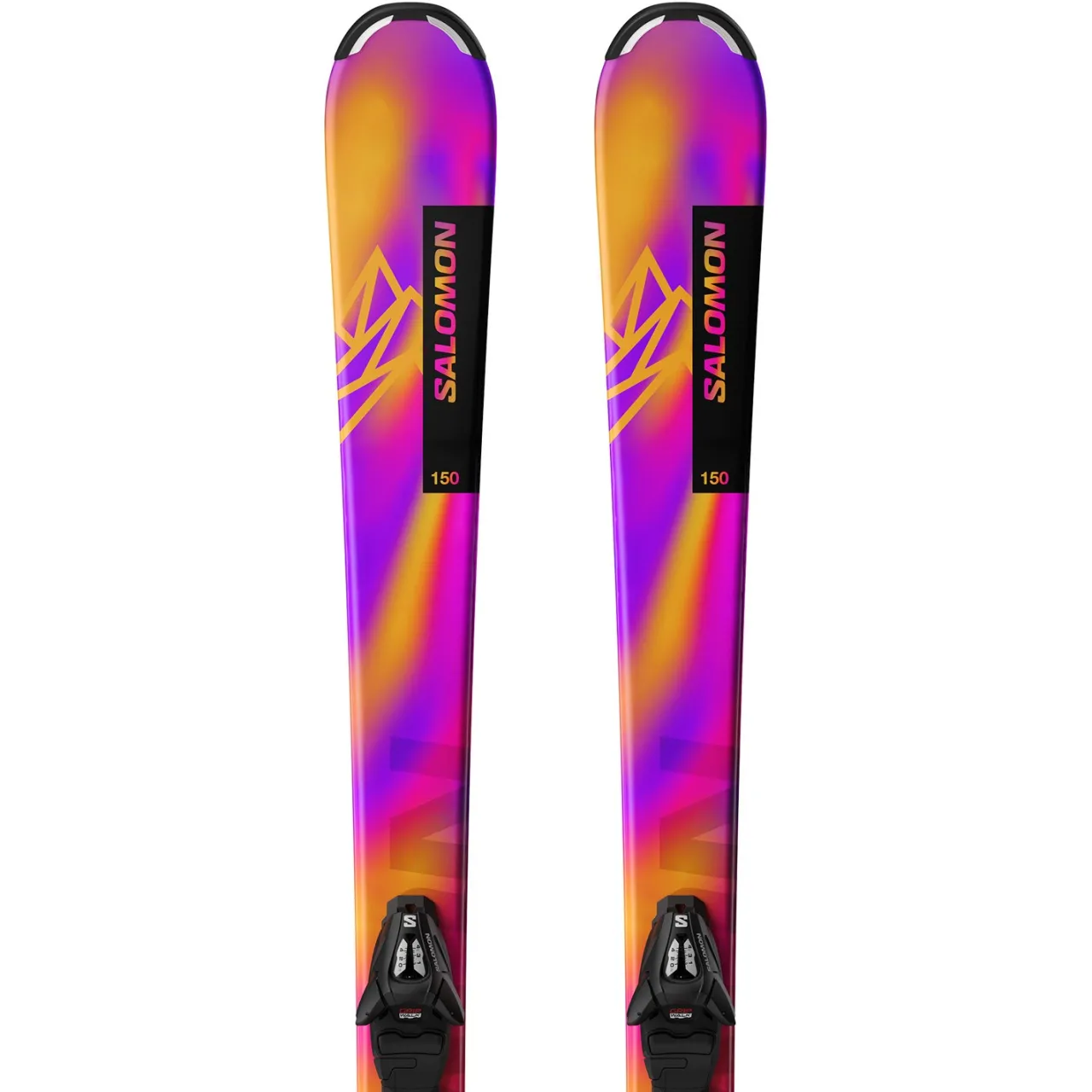 Salomon Lux Jr S Skis + C5 GW Bindings - Kids' 2025-Kids Skis|Kids Ski Packages