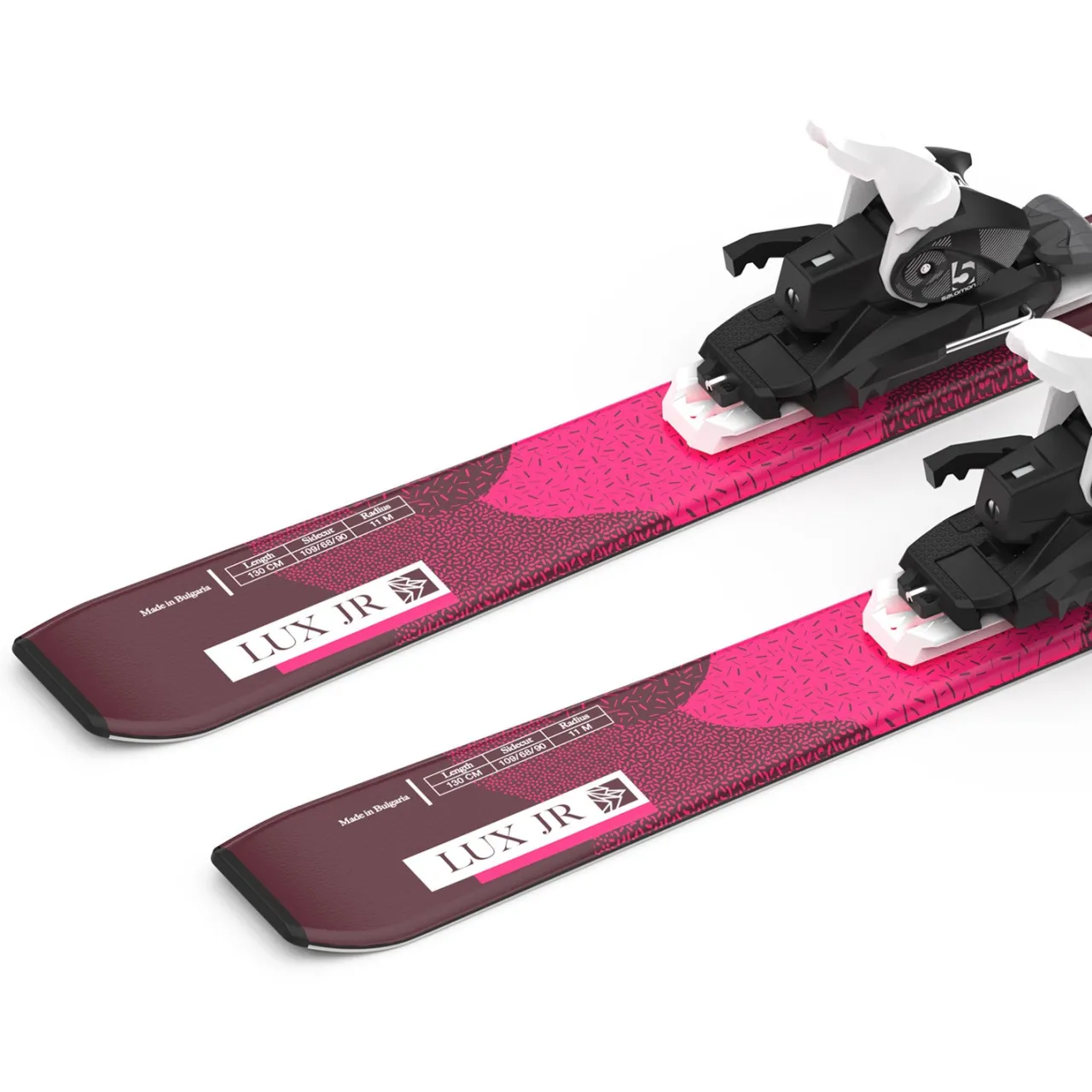 Salomon Lux Jr S Skis + C5 GW Bindings - Kids' 2024-Kids Skis|Kids Ski Packages