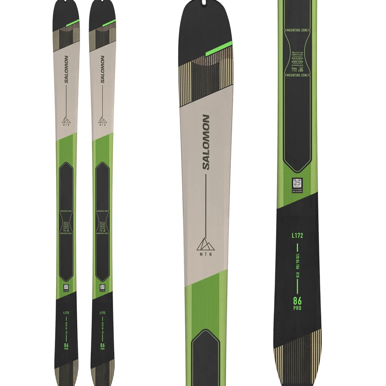 Salomon MTN 86 Pro Skis 2025- Backcountry Skiing|Skis