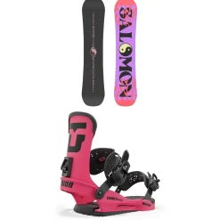 Salomon Oh Yeah Grom Snowboard + Union Cadet Pro Snowboard Bindings - Kids' 2025-Kids Kids Snowboard Packages|Snowboard Packages