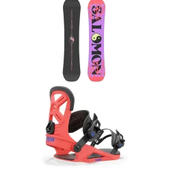 Salomon Oh Yeah Grom Snowboard + Union Cadet Snowboard Bindings - Kids' 2025-Kids Kids Snowboard Packages|Snowboard Packages